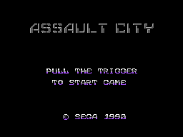 Assault City  (Light Phaser) Title Screen